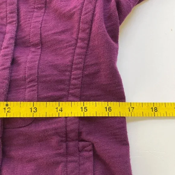 Dex Double Breasted Blazer Jacket Womens size Small Pet Fitted Dress Coat Purple - Picture 7 of 8